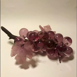 Vintage Purple Acrylic Grape Cluster